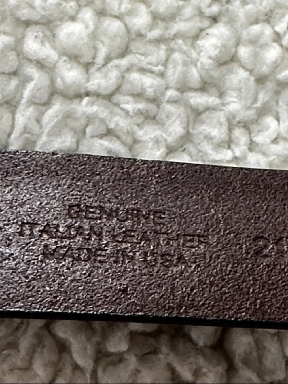 Banana Republic Men’s Slim Brown Italian Leather Belt, Brushed Silverr Buckle 36